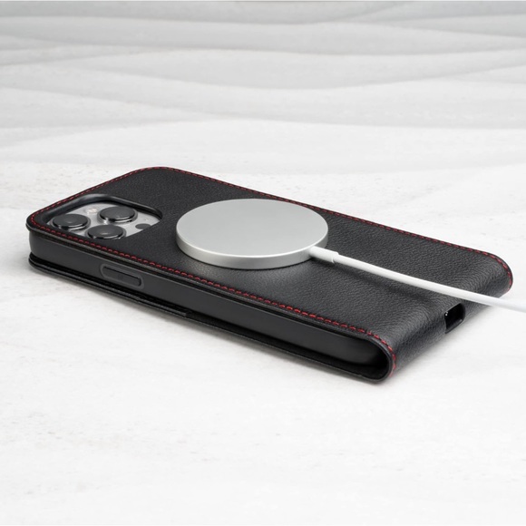 EUC- TORRO Leather Flip Case Compatible with iPhone 14/15 Pro Max - Picture 9 of 14